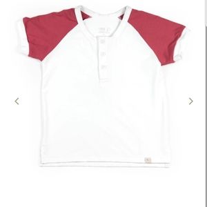 3T love, omi jo boys red Henley NWT